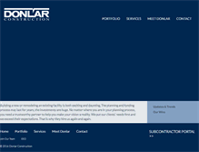 Tablet Screenshot of donlarcorp.com